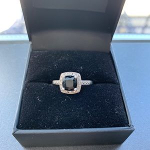 Silver and diamond ring, size 7.5, from Macy’s